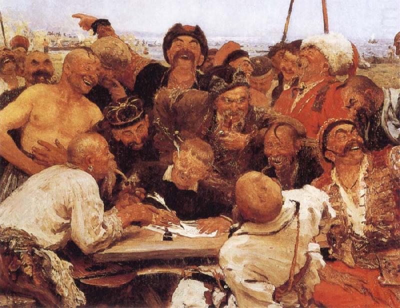 llya Yefimovich Repin Zaporozhian Cossacks china oil painting image